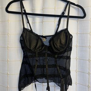 Elegant Black Lace Camisole